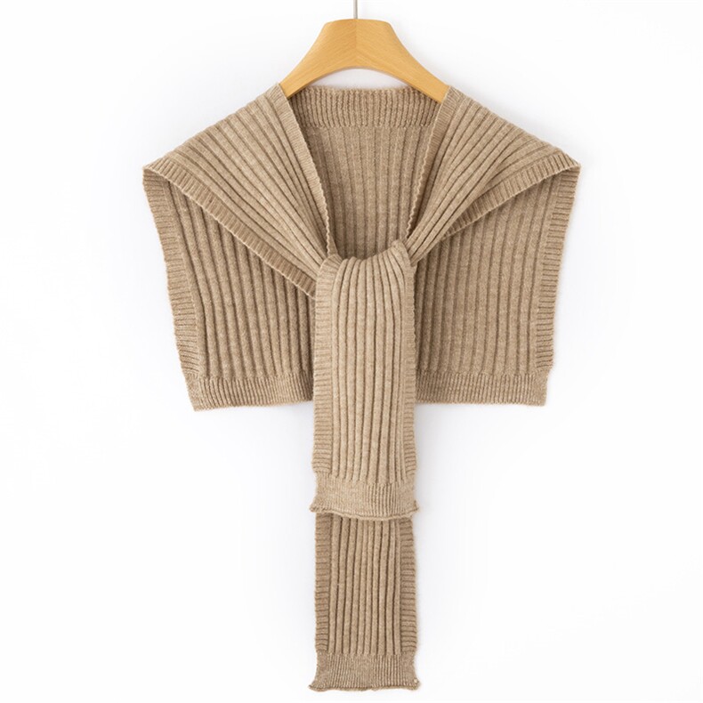 2025年秋季时尚百搭七针加厚抽条披肩，披肩，牧绒家园