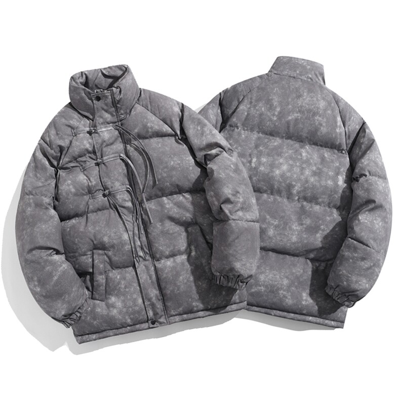 2025新中式盘扣棉衣棉服面包服立领印花棉袄外套G1608-P85,男装棉衣,星座207