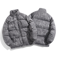 2025新中式盘扣棉衣棉服面包服立领印花棉袄外套G1608-P85，男装棉衣，星座207
