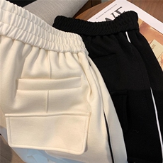 现货秋冬新款口袋校服卫裤，女装休闲裤，XTZ style