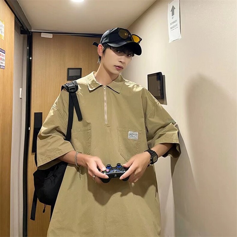 潮流夹克潮男休闲短袖时尚外套QK614P30,男装夹克,星座1116-2