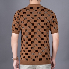 短袖毛衣宽松秋冬款加肥加大码提花8680pL--4XLP655XL--8XLP75，男装Polo衫，星座1106