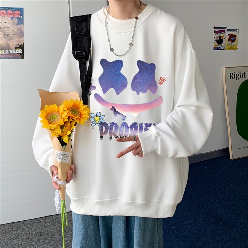 电商DSA028-CT2204-P28 加绒款P33 2023春款圆领印花卫衣控39.9图片