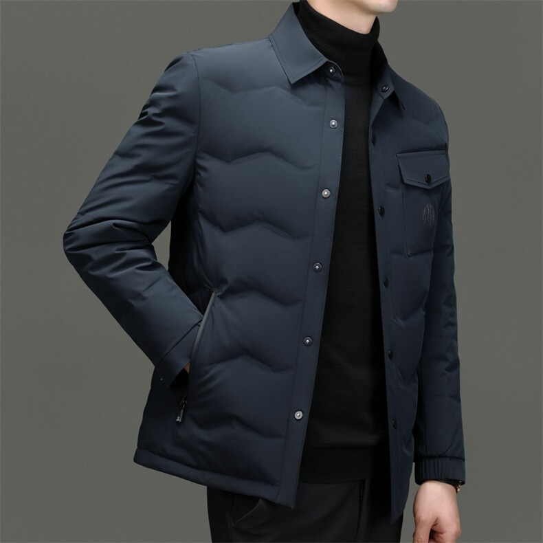 C923013钱塘2020-2商务休闲简约百搭冬季中年男士羽绒服P233,男装羽绒服,钱塘207-2