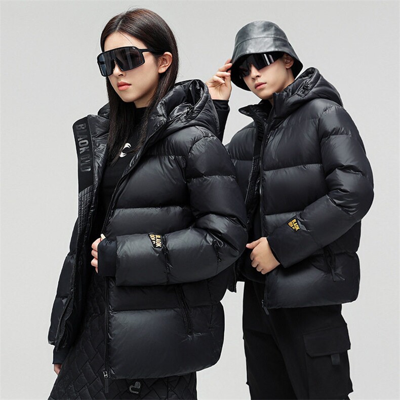 2023款羽绒服男冬款白鸭绒黑金款外套潮流男装连帽上衣YR301-P110,男装羽绒服,星座1210A