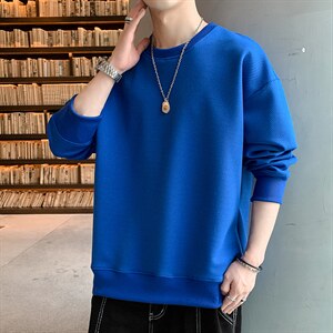 好质量！男士长袖t恤卫衣男秋季潮牌衣服学习潮流百搭W623图片