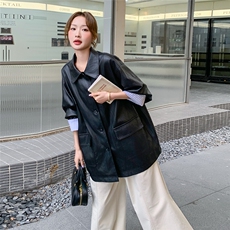 新品数据好出货中复古气质皮衣外套C258-888P150K208，女装皮衣，2C258