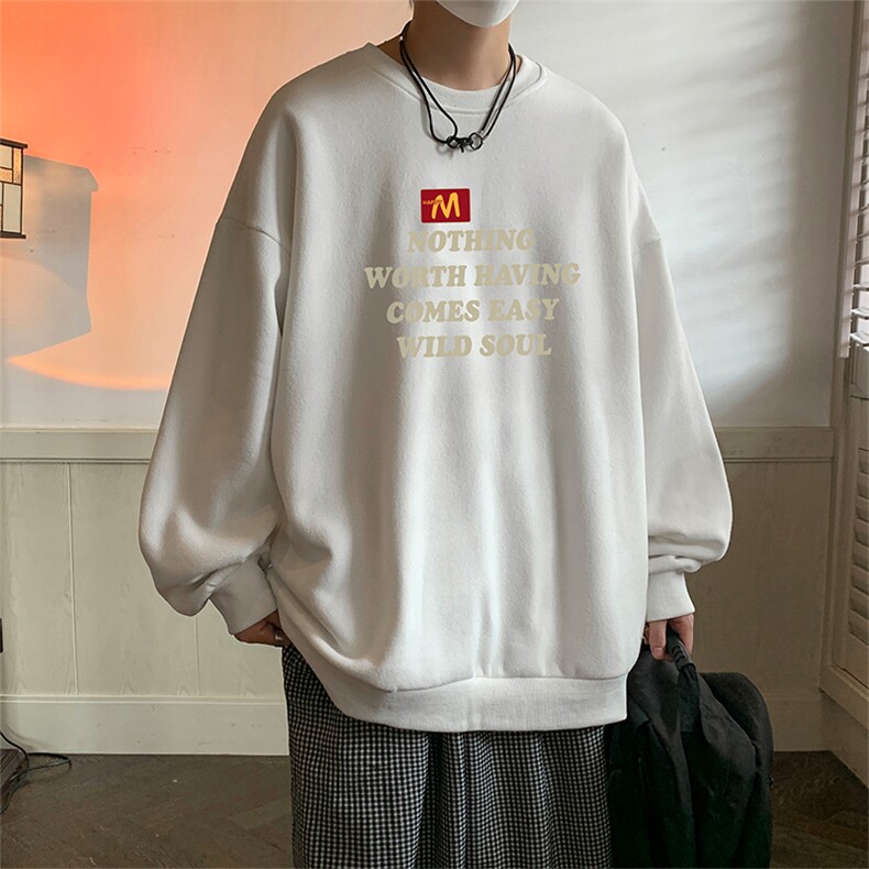 春季圆领卫衣男大码韩版宽松长袖外套S6363-P28,男装卫衣,电商A040