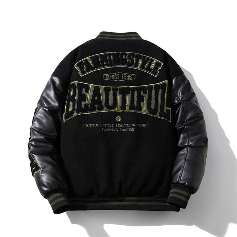 NASA棉服高品刺绣休闲潮牌棉衣（168元）313B-GF038棉衣-P135,男装棉衣,星座313B