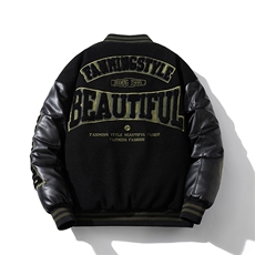 NASA棉服高品刺绣休闲潮牌棉衣（168元）313B-GF038棉衣-P135，男装棉衣，星座313B