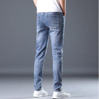 2023春夏新款水洗潮牌修身小脚刺绣弹力牛仔裤男B223-640-P95,男装牛仔裤,电商D218