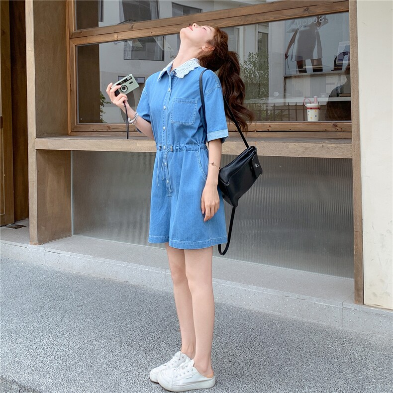 牛仔连体裙2C323P135-188,女装连衣裙,2C323