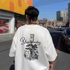 量大优供视频重磅麂皮绒短袖T恤男JPDX193-特P19，男装T恤，电商B367