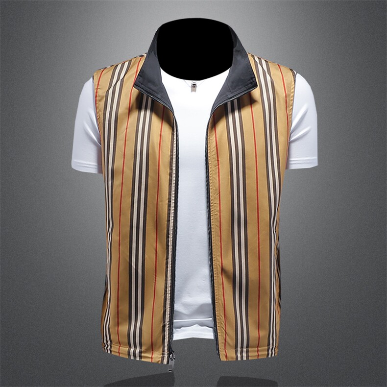 2025春装男士两面穿马甲背心M-5XL9008-P140（镂空图）,男装背心/马甲,钱塘6026