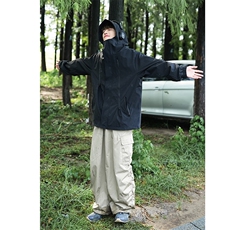 山系冲锋衣外套男秋季美式小众潮流薄款防风大码休闲夹克JK182，男装夹克，星座310B-1