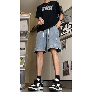 夏季新款水洗牛仔短裤 A450特P40控58图片