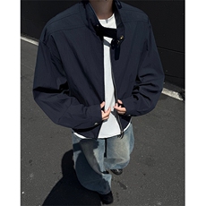 JK006-P65控118秋季老钱风复古宽松外套男cleanfit立领短款夹克，男装夹克，电商A058-1（原电商C417）