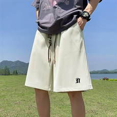 三条杠直播抖音得物品质运动男中裤五分休闲短裤K308P30控48，男装牛仔裤，电商C408(原B339-1)