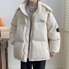 冬季港风韩版宽松加棉加厚连帽冲锋衣棉衣棉服MY6213P115控158，男装夹克，电商A268A