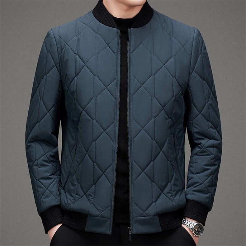 冬季新款厚款立领棉衣男士简约保暖休闲棉服外套MSNA22M902-P235,男装棉衣,电商B212（原钱塘6029）