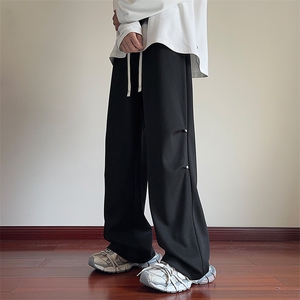 供抖音 高点击秋冬新款卫裤阔腿百搭X416B-1-KL935-特P35限68图片