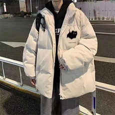 加厚棉衣男女冬潮流潮棉服休闲情侣款oversize棉袄外套男M224P60，男装棉衣，星座1013-5