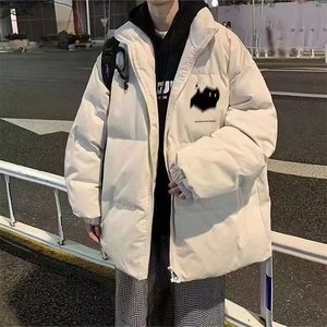 加厚棉衣男女冬潮流潮棉服休闲情侣款oversize棉袄外套男M224 P60图片