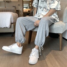 灯笼裤男夏季韩版休闲裤宽松束脚潮流阔腿运动九分裤K1176-P32，男装休闲裤，星座512-4