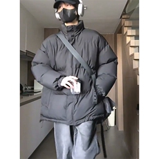 现货高品质美式高街冬季重磅三防加厚羽绒棉衣厚外套面包棉服，男装棉衣，电商A486