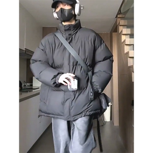 现货高品质美式高街冬季重磅三防加厚羽绒棉衣厚外套面包棉服图片