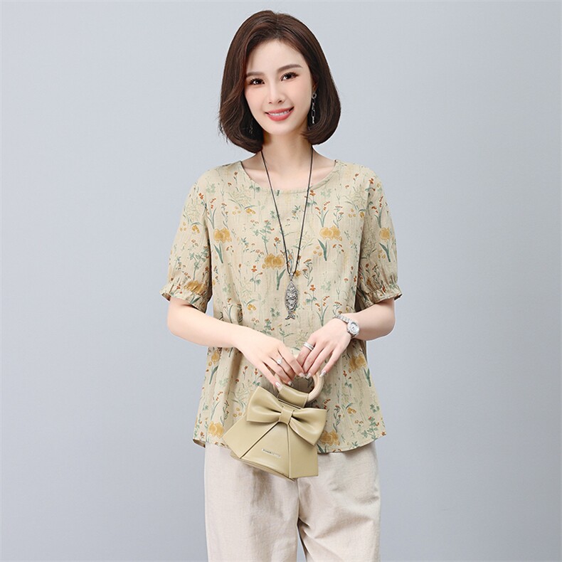 2023年夏季时尚潮流舒适短袖衬衫休闲宽松个性气质,女装衬衫,独衣靓