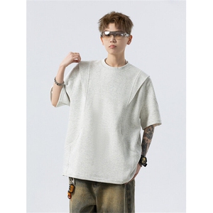 706-T0039-P38  特P 现货 260克重磅 太空棉简约设计凉感短袖T恤图片