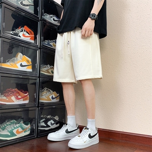 D07-P38夏装休闲短裤男潮牌ins宽松休闲潮流外穿百搭韩版五分裤图片