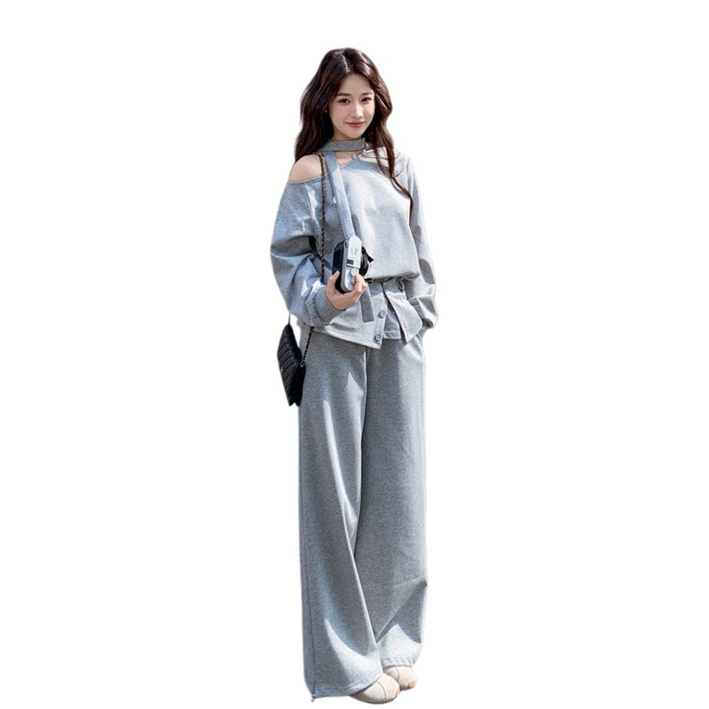26春季新款斜肩套装6675-P185-K298,女装套装/套裙,2C317
