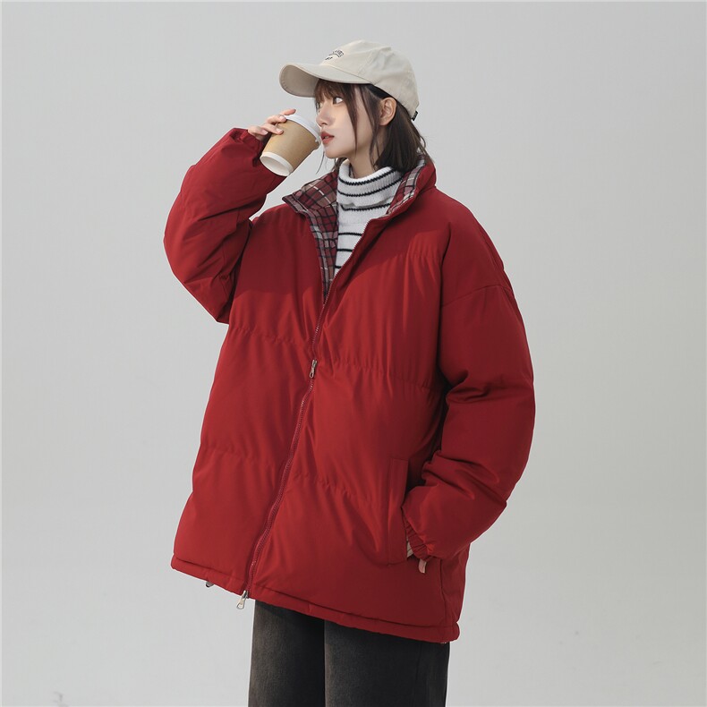 抖音得物美式潮流高品质格子三防加厚羽绒棉衣外套棉服MY5555-P68,男装棉衣,星座610B-1