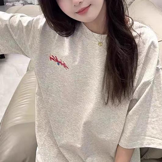 印花美式复古圆领T恤240克纯棉 310A-4-T100-特批18图片