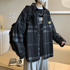 长袖衬衫男港风潮流C0012P30，男装衬衫，星座1116-2