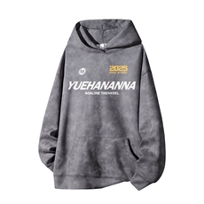得物供货、重磅420克现货麂皮绒扎染卫衣HD019-1-WL25375ZR-P45，男装卫衣，电商019-1