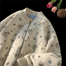 主推高品质丝绒复古提花重工棒球服外套中性夹克上衣H933特批75，男装夹克，电商A341