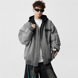 M-4XL B353 3676 P240 灰可拆帽2025羽绒服【标50控活动价358】图片