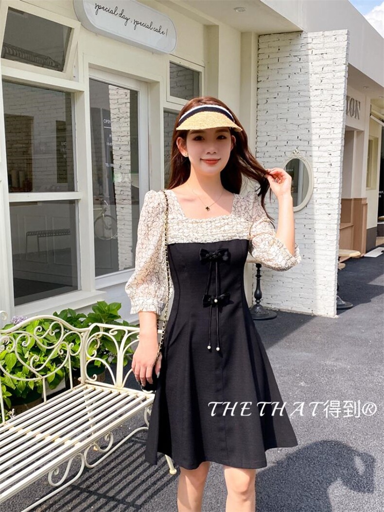 秋季新款连衣裙，女装连衣裙，得到THETHAT