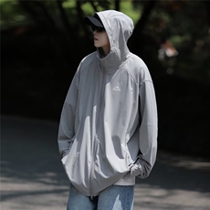 冰丝防晒衣夏季新款情侣男女宽松超薄户外运动休闲外套L92433-p40，男装防晒衣，星座1008
