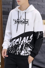 秋季新款连帽卫衣男韩版青少年拼接撞色上衣打底衫3219-P40，男装卫衣，电商A318