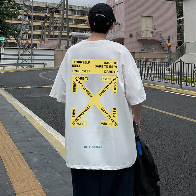 DX17127-P20纯棉短袖t恤男大码半袖打底衫宽松体恤衫港风,男装T恤,电商A040