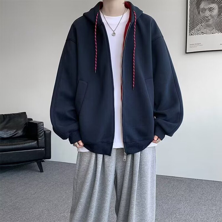 慵懒ins时尚原宿新款日系潮流曼巴棉复合卫衣百搭气质文艺流行,男装卫衣,星座218-8