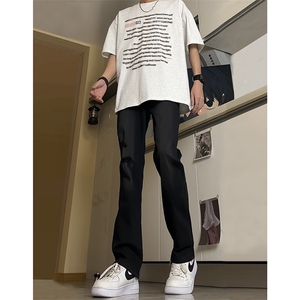 现货主推破洞弹力渐变大码直筒微喇毛边牛仔裤K860-K861-K866-P50图片