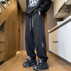 加绒加厚休闲运动卫裤男美式针织束脚裤子715-6-BX03P55（控78），男装休闲裤，星座715-6