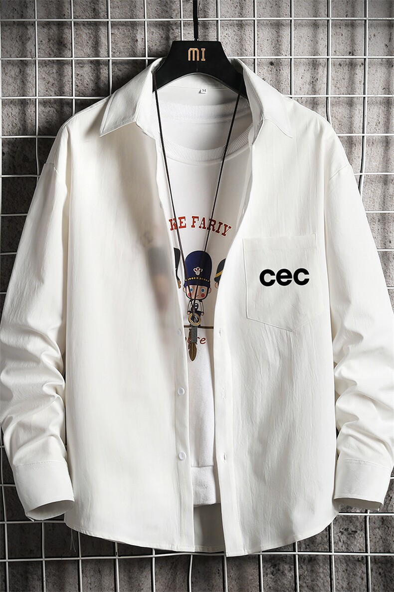 长袖衬衫男士大码宽松衬衣男寸衫网格CS15294-P38,男装衬衫,电商A040A