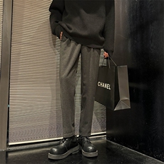 大货高品质可供得物毛呢西裤小脚铅笔裤XZ610A-1-YK526-P58，男装西裤，星座610A-1
