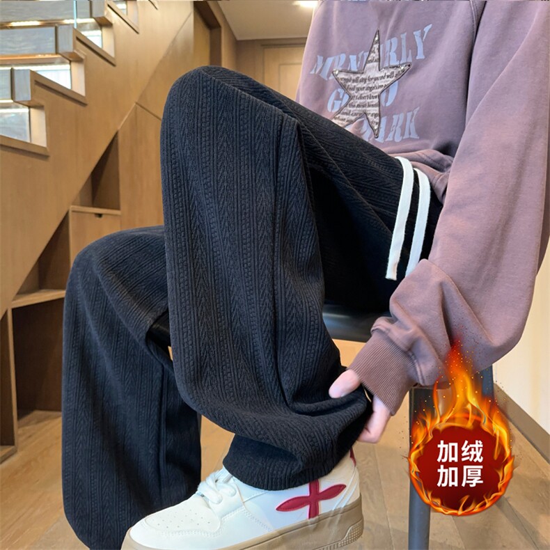 ！2025秋冬男士麦穗提花重磅休闲裤WK2067特P45控88加绒P55图片